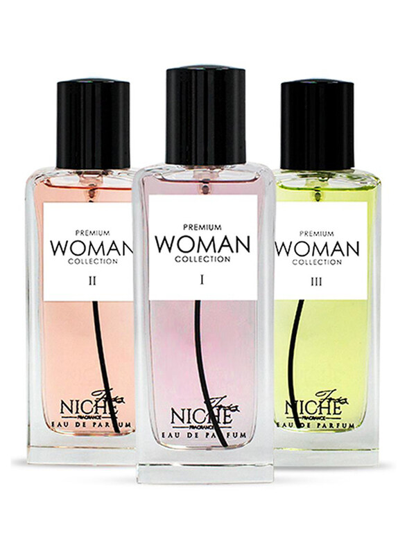 Faiz Niche 3-Piece Premium Woman Collection Gift Set for Women, 60ml Premium Woman Collection I EDP Perfume, 60ml Premium Woman Collection II, 60ml Premium Wo
Faiz Niche 3-Piece Premium Woman Collection Gift Set for Women, 60ml Premium Woman Collection I EDP Perfume, 60ml Premium Woman Collection II, 60ml Premium Wo