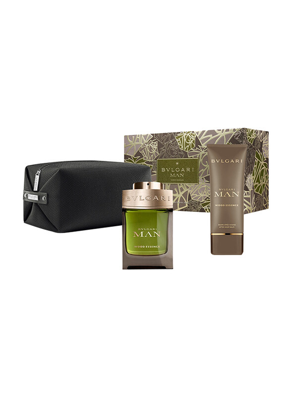 Bvlgari 3-Piece Man Wood Essence Set for Men, 100ml EDP Perfume, 100ml Aftershave Balm, Travel Pouch
Bvlgari 3-Piece Man Wood Essence Set for Men, 100ml EDP Perfume, 100ml Aftershave Balm, Travel Pouch