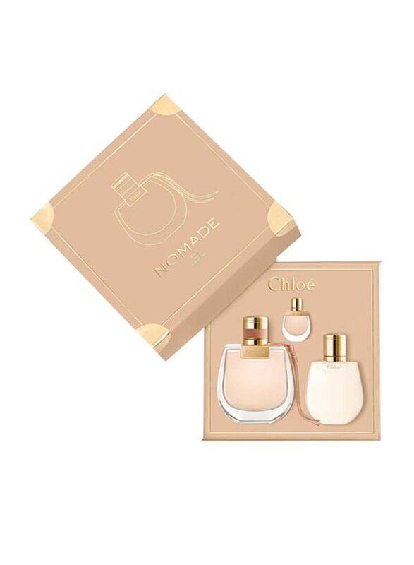 Chloe 3-Piece Nomade Gift Set for Women, 75ml EDP Perfume, 5ml Mini EDP Perfume, 100ml Body Lotion
Chloe 3-Piece Nomade Gift Set for Women, 75ml EDP Perfume, 5ml Mini EDP Perfume, 100ml Body Lotion