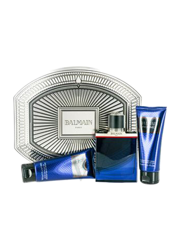 Balmain 3-Piece Pierre Homme Gift Set for Men, 100ml EDT Perfume, 100ml Shower Gel, 100ml Aafter Shaving Balm
Balmain 3-Piece Pierre Homme Gift Set for Men, 100ml EDT Perfume, 100ml Shower Gel, 100ml Aafter Shaving Balm