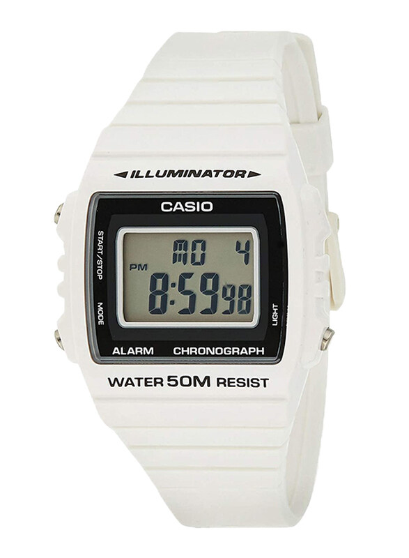 Casio Youth Digital Watch for Men with Resin Band, Water Resistant, W-215H-7AVDF, White-Black
Casio Youth Digital Watch for Men with Resin Band, Water Resistant, W-215H-7AVDF, White-Black