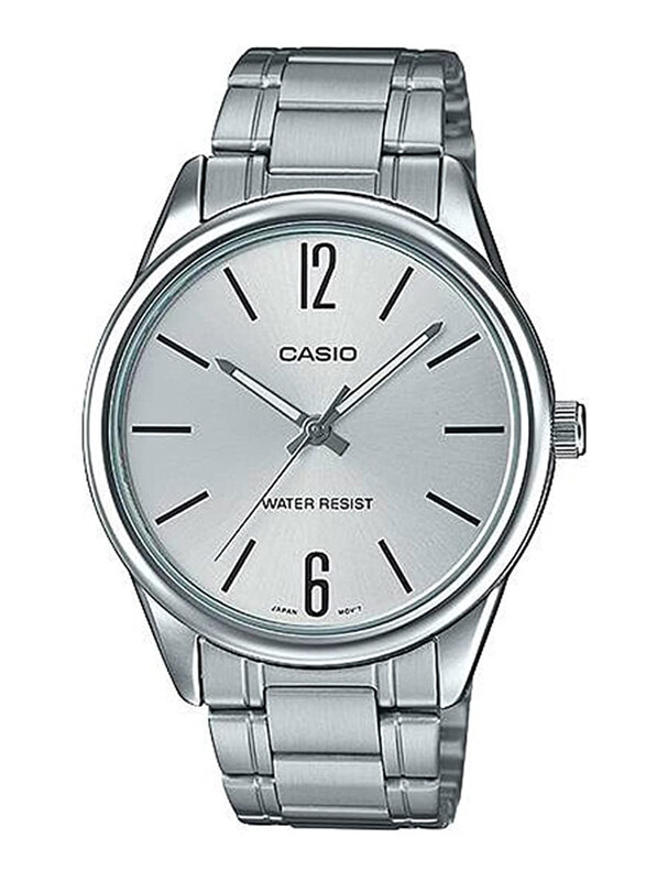 Casio Enticer Analog Watch for Men with Stainless Steel Band, Water Resistance, MTP-V005D-7B, Silver
Casio Enticer Analog Watch for Men with Stainless Steel Band, Water Resistance, MTP-V005D-7B, Silver