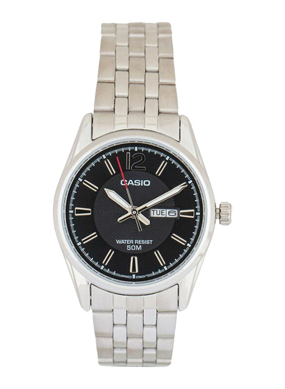 Casio Enticer Analog Quartz Watch for Women with Stainless Steel Band, Water Resistant, LTP-1335D-1A, Silver-Black
Casio Enticer Analog Quartz Watch for Women with Stainless Steel Band, Water Resistant, LTP-1335D-1A, Silver-Black
