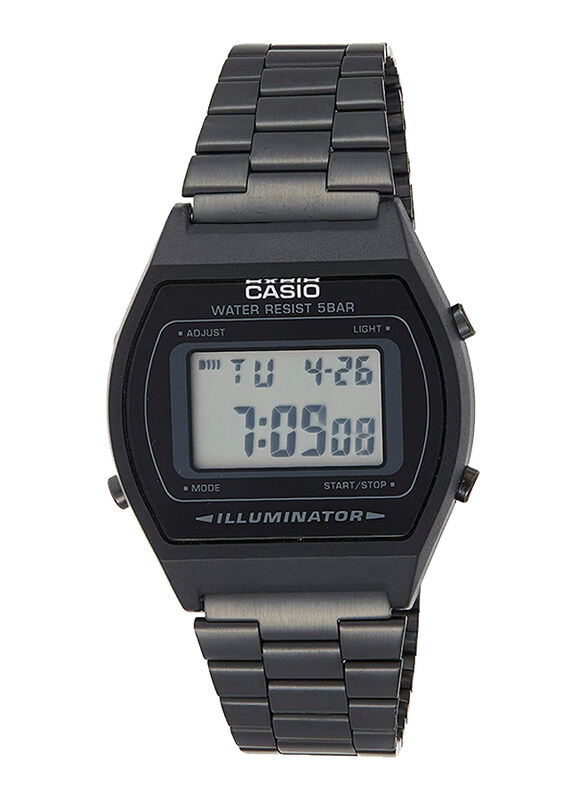 Casio Digital Watch for Men with Stainless Steel Band, Water Resistant, B640WB-1ADF, Black
Casio Digital Watch for Men with Stainless Steel Band, Water Resistant, B640WB-1ADF, Black
