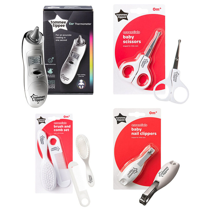Tommee Tippee 5-Pieces Tippee Baby Essential Grooming Kit, 0+ Months, White
Tommee Tippee 5-Pieces Tippee Baby Essential Grooming Kit, 0+ Months, White