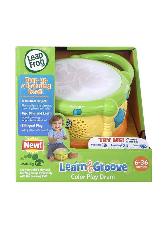 LeapFrog Learn & Groove Color Bilingual Play Drum, Electronics, Music & Robotics, 1 Pieces, 6+ Months
LeapFrog Learn & Groove Color Bilingual Play Drum, Electronics, Music & Robotics, 1 Pieces, 6+ Months