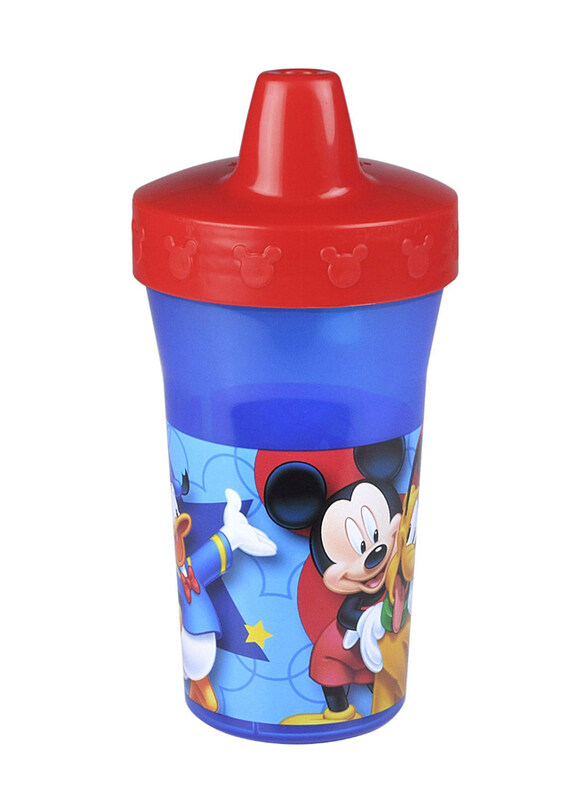 The First Years Mickey Basic Slim Line Cup with Easy Clean Valve Sippy Lid, Blue/Red
The First Years Mickey Basic Slim Line Cup with Easy Clean Valve Sippy Lid, Blue/Red