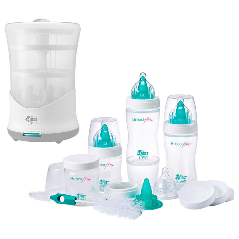 The First Years B'Flow Starter with Electric Steam Sterilizer Set, Clear/White
The First Years B'Flow Starter with Electric Steam Sterilizer Set, Clear/White