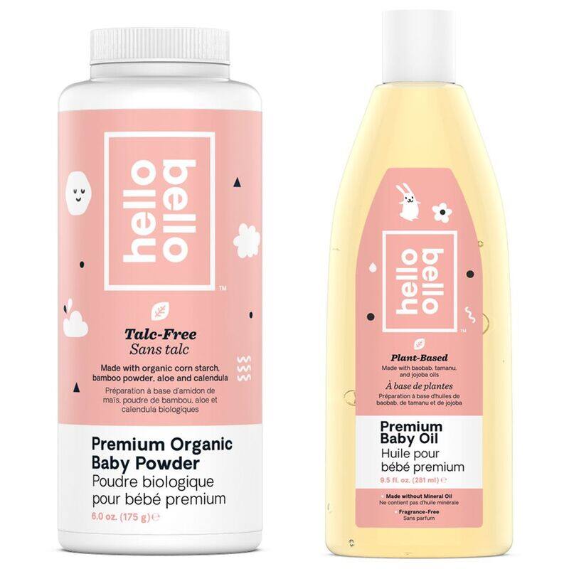 Hello Bello Baby Talc Free 175g Powder & Premium Baby Oil Kit 281ml, 6+ Months, Multicolour
Hello Bello Baby Talc Free 175g Powder & Premium Baby Oil Kit 281ml, 6+ Months, Multicolour