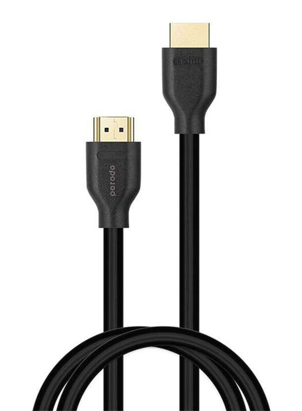 Porodo 2-Meter V2.1 HDMI Cable, 8K HDMI Male to HDMI, Gold Plated Connectors and Dynamic HDR for PC/Laptop/TV, Black
Porodo 2-Meter V2.1 HDMI Cable, 8K HDMI Male to HDMI, Gold Plated Connectors and Dynamic HDR for PC/Laptop/TV, Black