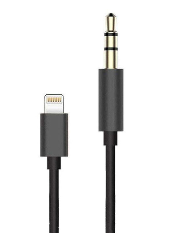 Porodo 1-Meter AUX Cable, Lightning Male to AUX Cable, for Apple Lightning Devices, Black
Porodo 1-Meter AUX Cable, Lightning Male to AUX Cable, for Apple Lightning Devices, Black