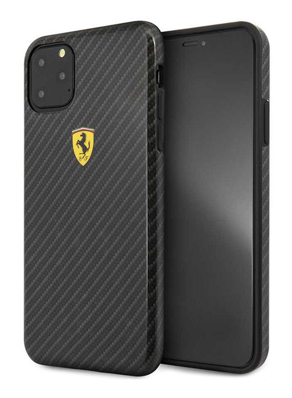 Ferrari Apple iPhone 11 Pro Shockproof Printed Carbon Effect Mobile Phone Case Cover, Black
Ferrari Apple iPhone 11 Pro Shockproof Printed Carbon Effect Mobile Phone Case Cover, Black