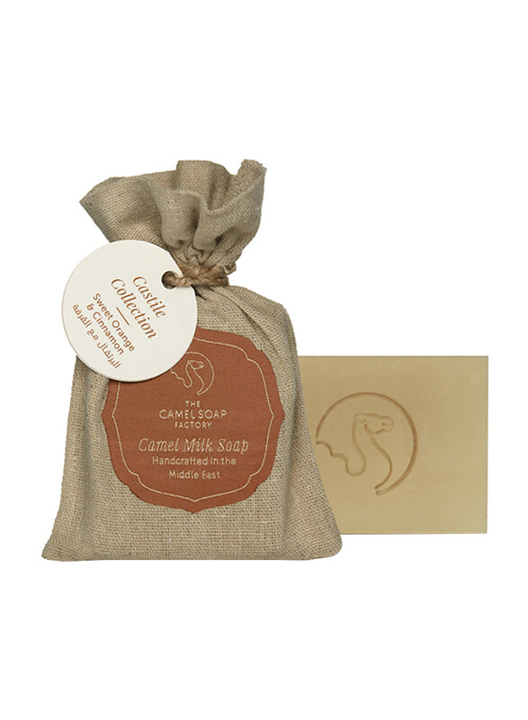 The Camel Soap Factory Castile Collection Sweet Orange & Cinnamon Handmade Soap Bar, 95gm
The Camel Soap Factory Castile Collection Sweet Orange & Cinnamon Handmade Soap Bar, 95gm