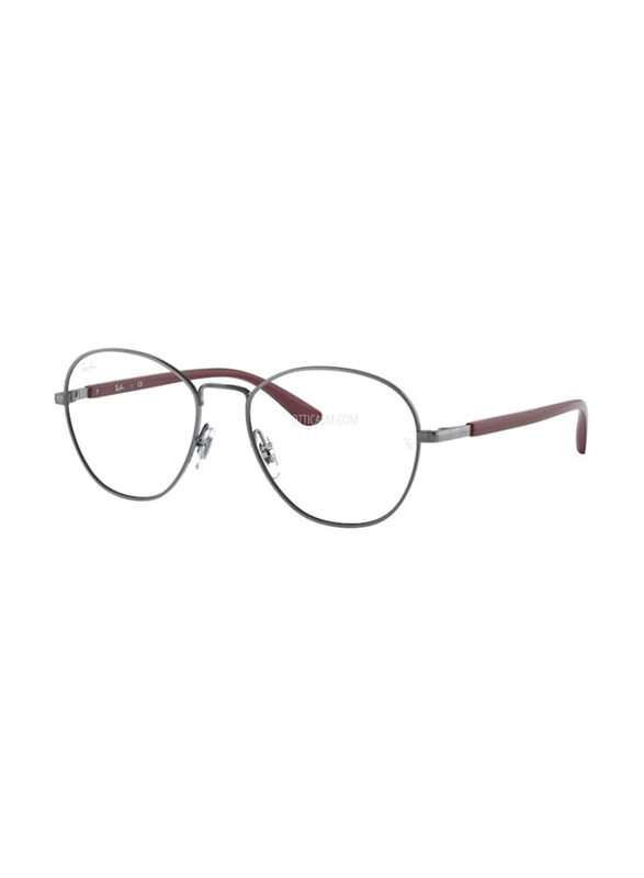 Ray-Ban Full-Rim Irregular Gunmetal Frame Unisex, 0RX6470 2502, 57/16/145
Ray-Ban Full-Rim Irregular Gunmetal Frame Unisex, 0RX6470 2502, 57/16/145
