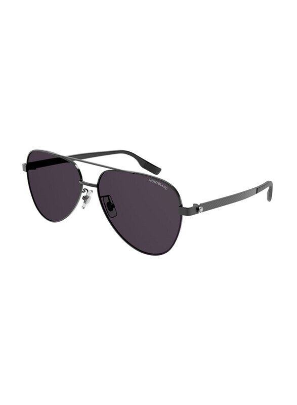 Mont Blanc Full-Rim Pilot Black Sunglasses for Men, Grey Lens, MB0182S 006, 57/16/145
Mont Blanc Full-Rim Pilot Black Sunglasses for Men, Grey Lens, MB0182S 006, 57/16/145