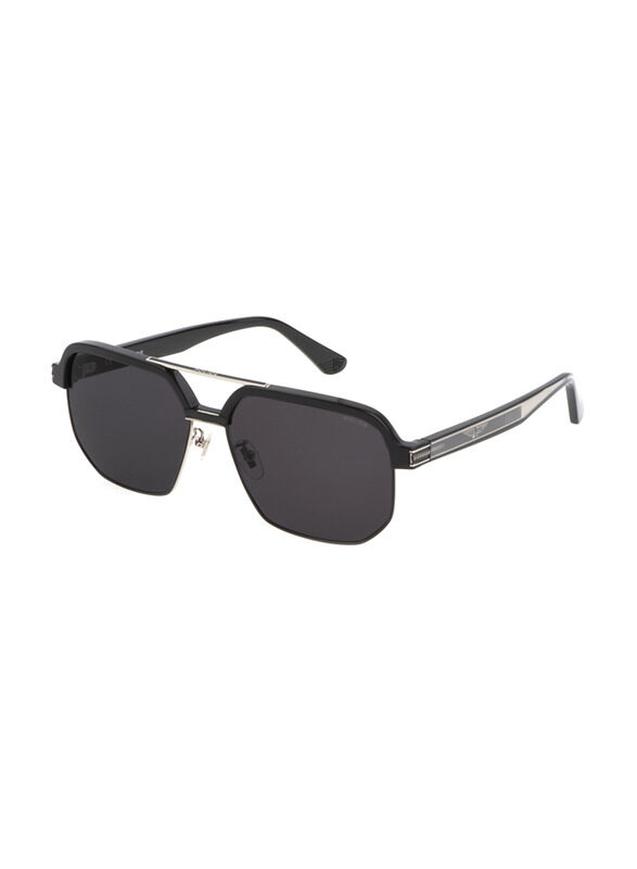 Police Polarized Full-Rim Geometric Matte Black Sunglasses For Men, Smoke Lens, SPLF11 0583, 61/15/145
Police Polarized Full-Rim Geometric Matte Black Sunglasses For Men, Smoke Lens, SPLF11 0583, 61/15/145