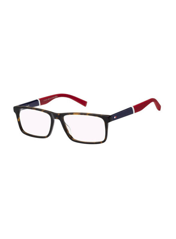 Tommy Hilfiger Full-Rim Rectangle Black Eyeglass Frames Unisex, Mirrored Clear Lens, TH 1909 0086 00
Tommy Hilfiger Full-Rim Rectangle Black Eyeglass Frames Unisex, Mirrored Clear Lens, TH 1909 0086 00