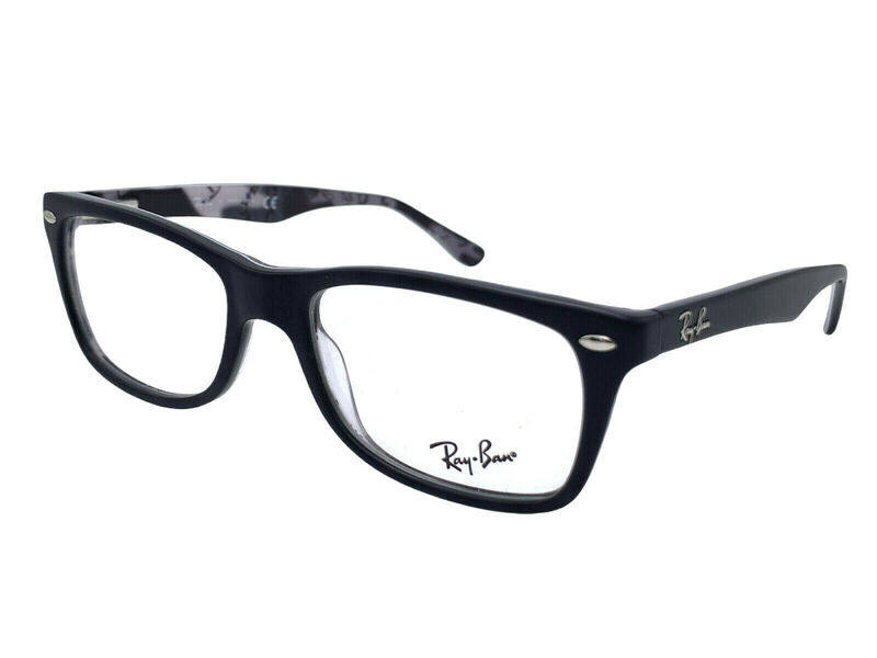 Ray-Ban Full-Rim Square Black Eyeglass Frame Unisex, Clear Lens, RX5228 5405, 53/17/140
Ray-Ban Full-Rim Square Black Eyeglass Frame Unisex, Clear Lens, RX5228 5405, 53/17/140