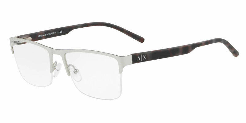Armani Exchange Half-Rim Square Matte Silver Eyeglasses Frames for Women, Clear Lens, AX1026 6020, 54/18/140
Armani Exchange Half-Rim Square Matte Silver Eyeglasses Frames for Women, Clear Lens, AX1026 6020, 54/18/140