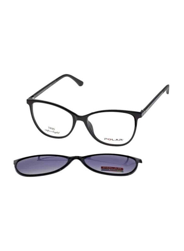Polar Polarized Full-Rim Butterfly Glossy Black Clip-On Frame Unisex, Grey Gradient Lens, 487 77, 54/16/145
Polar Polarized Full-Rim Butterfly Glossy Black Clip-On Frame Unisex, Grey Gradient Lens, 487 77, 54/16/145