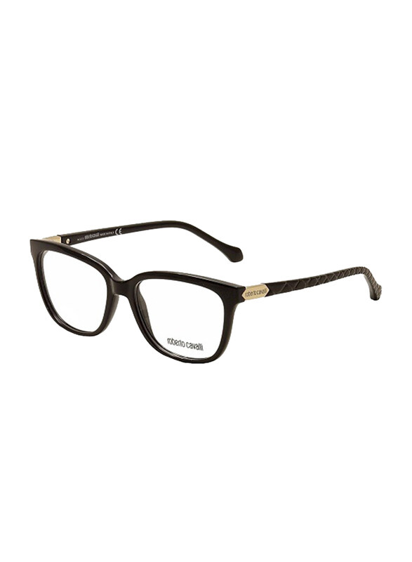 Roberto Cavalli Full-Rim Wayfarer Black Eyewear Frame for Women, RC0751 001, 53/16/140
Roberto Cavalli Full-Rim Wayfarer Black Eyewear Frame for Women, RC0751 001, 53/16/140
