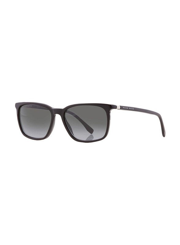 Hugo Boss Full-Rim Rectangular Black Sunglasses for Men, Grey Lens, BO0959/S/IT 0807, 56/17/145
Hugo Boss Full-Rim Rectangular Black Sunglasses for Men, Grey Lens, BO0959/S/IT 0807, 56/17/145