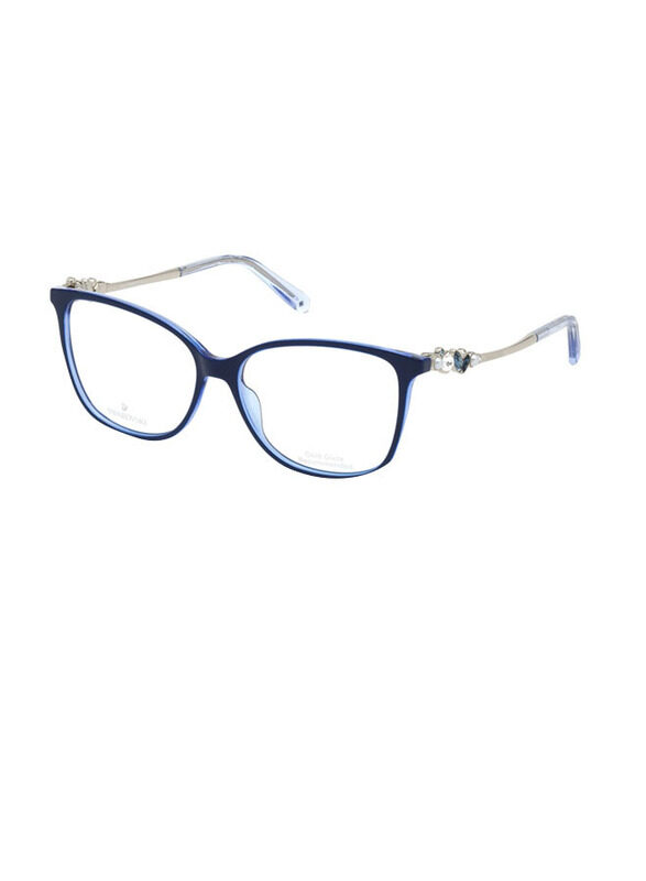 Swarovski Full-Rim Square Blue Eyeglass Frames for Women, Transparent Lens, SK5367 092, 55/14/140
Swarovski Full-Rim Square Blue Eyeglass Frames for Women, Transparent Lens, SK5367 092, 55/14/140