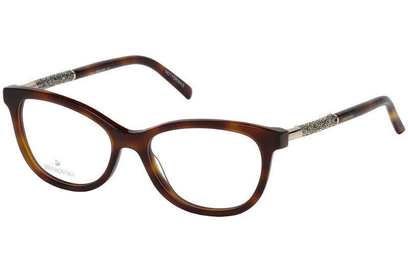 Swarovski Full-Rim Cat Eye Blonde Havana Brown Eyeglass Frame for Women, Transparent Lens, SK5211 053, 54/16/140
Swarovski Full-Rim Cat Eye Blonde Havana Brown Eyeglass Frame for Women, Transparent Lens, SK5211 053, 54/16/140