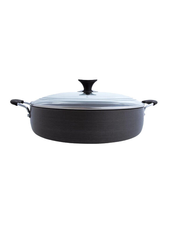 Arshia 34cm Hard Anodised Aluminium Deep Frying Pan, 42.0 x 37.3 x 48.4cm, Black
Arshia 34cm Hard Anodised Aluminium Deep Frying Pan, 42.0 x 37.3 x 48.4cm, Black