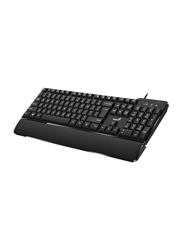 Genius KB-110 PS2 Wired Desktop English/Arabic Keyboard with Spill Resistant, Black
Genius KB-110 PS2 Wired Desktop English/Arabic Keyboard with Spill Resistant, Black