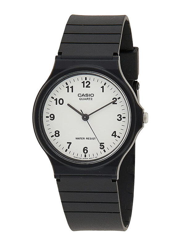 Casio Analog Watch for Men with Plastic Band, Water Resistant, MQ-24-7BLDF, Black-White
Casio Analog Watch for Men with Plastic Band, Water Resistant, MQ-24-7BLDF, Black-White