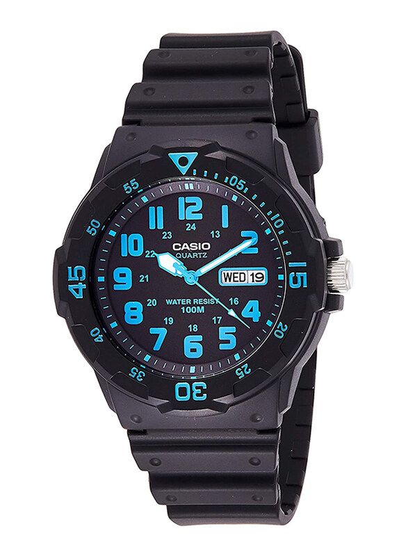 Casio Analog Watch for Men with Plastic Band, Water Resistant, MRW-200H-2BVDF, Black
Casio Analog Watch for Men with Plastic Band, Water Resistant, MRW-200H-2BVDF, Black