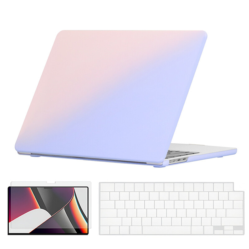O Ozone - Candy Case MacBook Air 15 inch (A2941) M2 2023, (A3114) M3 2024 with Keyboard Cover & Screen Protector - Pink Blue
O Ozone - Candy Case MacBook Air 15 inch (A2941) M2 2023, (A3114) M3 2024 with Keyboard Cover & Screen Protector - Pink Blue