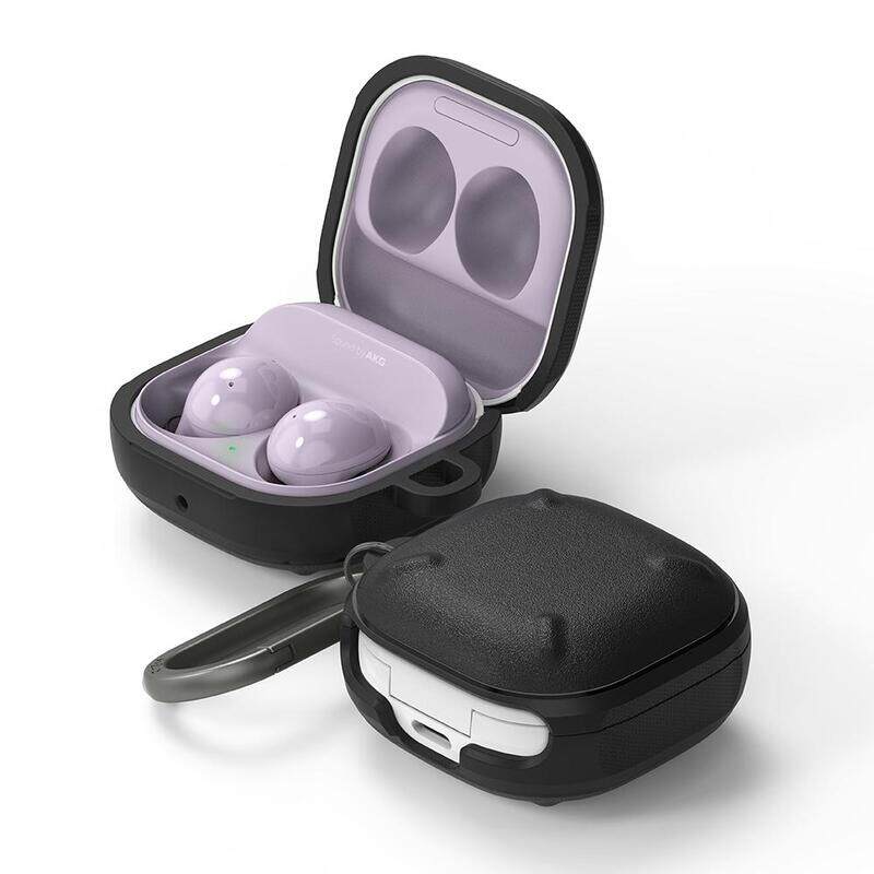 Ringke Onyx Case Compatible with Samsung Galaxy Buds 2 / Galaxy Buds Pro / Galaxy Buds Live, Hard PC Shockproof Case Protective Cover with Keychain -
Ringke Onyx Case Compatible with Samsung Galaxy Buds 2 / Galaxy Buds Pro / Galaxy Buds Live, Hard PC Shockproof Case Protective Cover with Keychain -