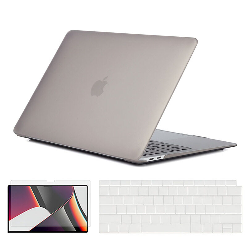 O Ozone - Rubberized Matte Case MacBook Air 13 inch (A1932, A2179, A2337, 2018-2020) with Keyboard Cover & Screen Protector - Grey
O Ozone - Rubberized Matte Case MacBook Air 13 inch (A1932, A2179, A2337, 2018-2020) with Keyboard Cover & Screen Protector - Grey