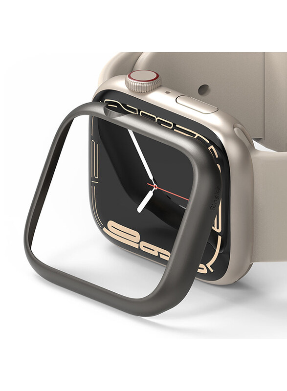 Ringke Bezel Styling Compatible with Apple Watch 7 45mm Stainless Steel Adhesive Frame Ring Cover Anti Scratch Protection for Apple Watch7 45mm - Grey
Ringke Bezel Styling Compatible with Apple Watch 7 45mm Stainless Steel Adhesive Frame Ring Cover Anti Scratch Protection for Apple Watch7 45mm - Grey