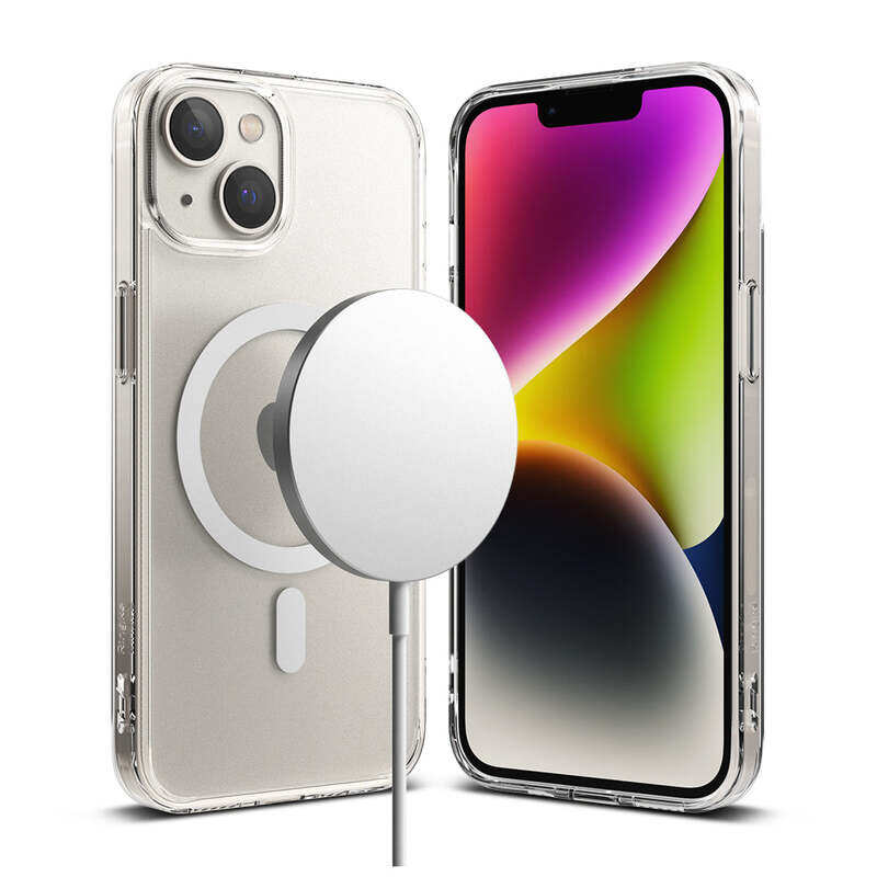 Ringke Fusion Magnetic Case Compatible with iPhone 14 Plus 6.7 Inch , Translucent Matte Hard Back Shockproof Soft TPU Bumer Phone Cover Designed fo
Ringke Fusion Magnetic Case Compatible with iPhone 14 Plus 6.7 Inch , Translucent Matte Hard Back Shockproof Soft TPU Bumer Phone Cover Designed fo