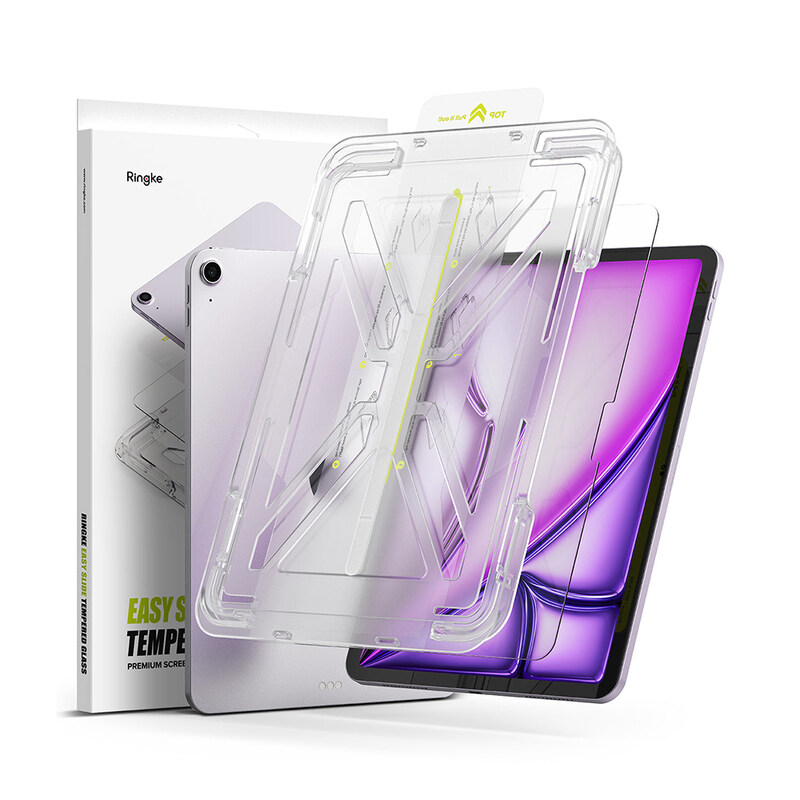 Ringke - iPad Air 11" M2 (2024) Easy Slide Tempered Glass Screen Protector w installation Jig
Ringke - iPad Air 11" M2 (2024) Easy Slide Tempered Glass Screen Protector w installation Jig
