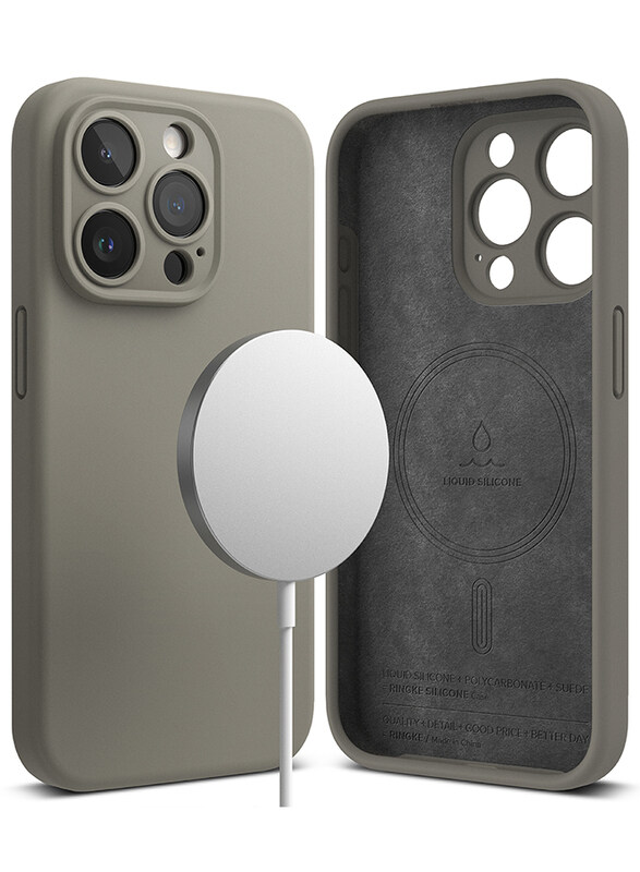 Ringke Silicone Magnetic Compatible with iPhone 15 Pro Max Case Cover Powerful Magnet Long Lasting Silky Feel Anti-Fingerprint iPhone 15 Pro Max Back
Ringke Silicone Magnetic Compatible with iPhone 15 Pro Max Case Cover Powerful Magnet Long Lasting Silky Feel Anti-Fingerprint iPhone 15 Pro Max Back