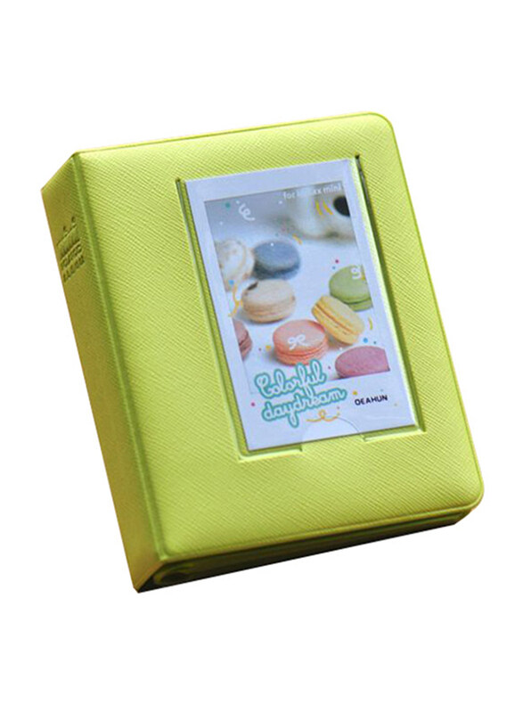 Instax Mini 9/8/25/90 Films Photo Album 64 Pockets 3 Inch Credit Card Size Album, Yellow
Instax Mini 9/8/25/90 Films Photo Album 64 Pockets 3 Inch Credit Card Size Album, Yellow