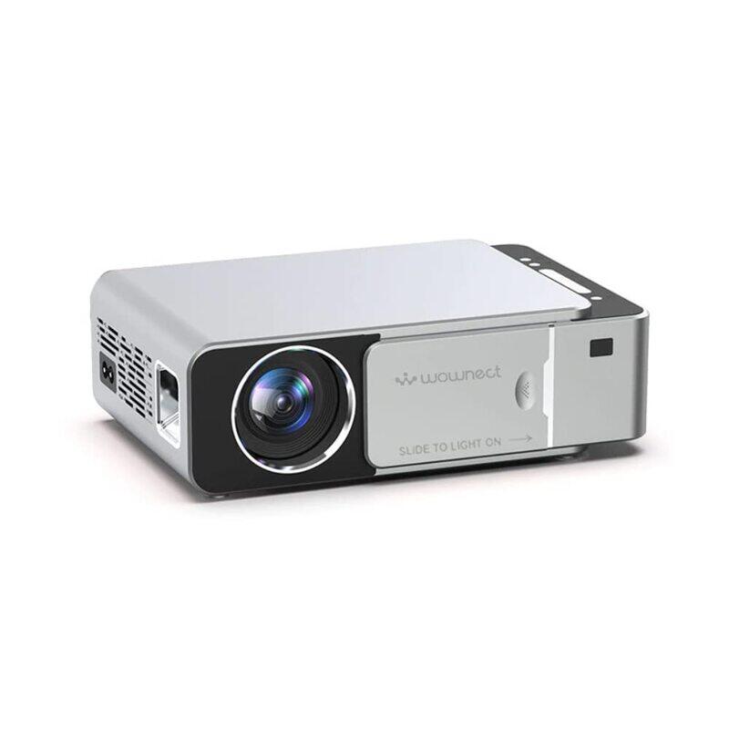 Wownect WiFi Projector 3500 Lumens Supported 1080P Portable Outdoor Projector with 120" Display Movie Projector Wireless Screen Mirroring Home Theater
Wownect WiFi Projector 3500 Lumens Supported 1080P Portable Outdoor Projector with 120" Display Movie Projector Wireless Screen Mirroring Home Theater