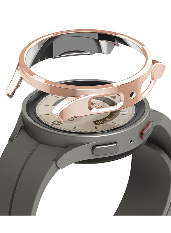 Ringke Slim Case Compatible with Samsung Galaxy Watch 5 Pro 45mm Anti-Yellowing Premium PC Hard Thin Cover -Chrome Rose Gold
Ringke Slim Case Compatible with Samsung Galaxy Watch 5 Pro 45mm Anti-Yellowing Premium PC Hard Thin Cover -Chrome Rose Gold