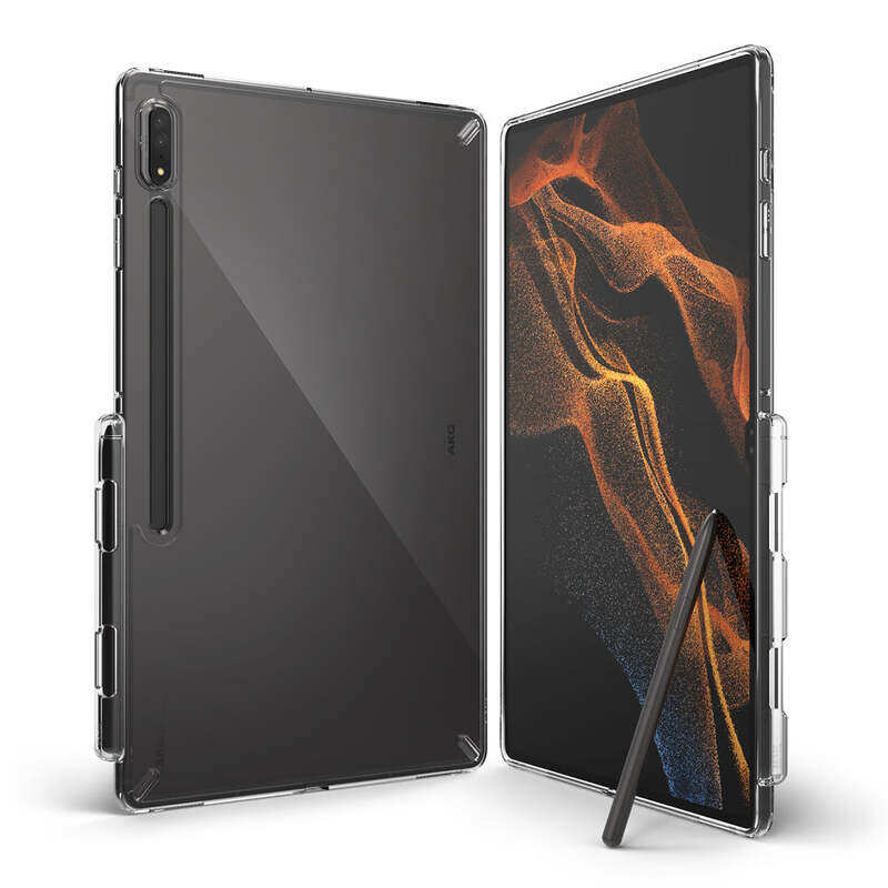 Ringke Fusion Case Compatible with Samsung Galaxy Tab S8 Ultra (2022), Clear Hard Back Shockproof Flexible TPU Bumper with Built in Stylus S Pen Holde
Ringke Fusion Case Compatible with Samsung Galaxy Tab S8 Ultra (2022), Clear Hard Back Shockproof Flexible TPU Bumper with Built in Stylus S Pen Holde