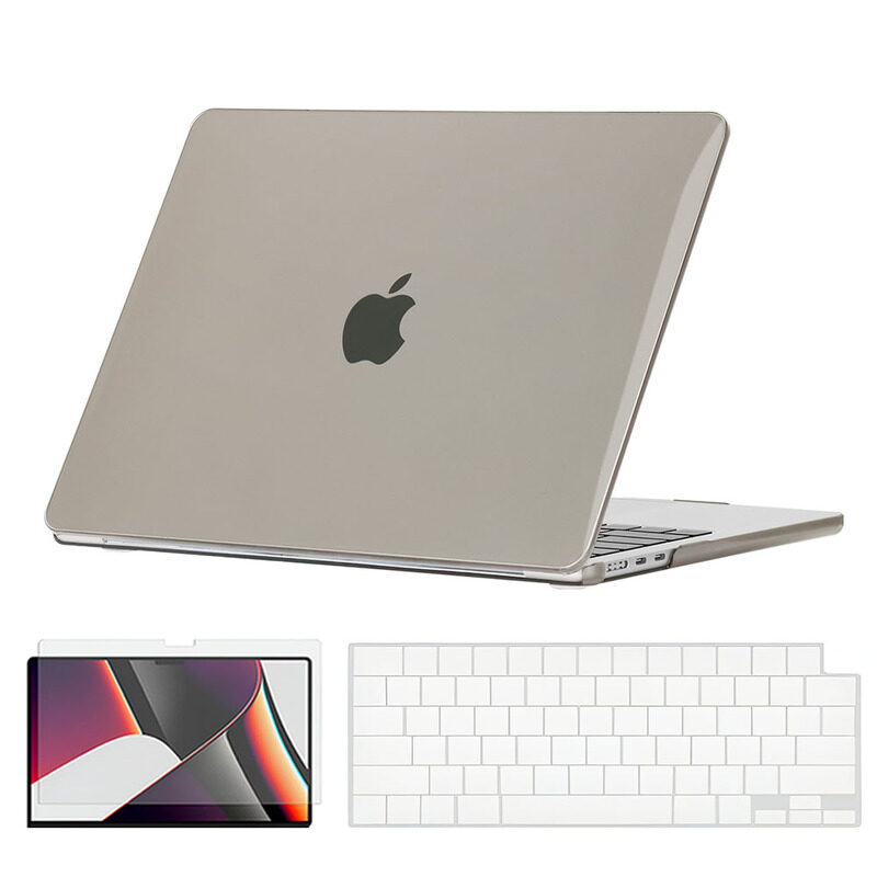 O Ozone - Crystal Case MacBook Air 13 inch (A2681) M2 2022, (A3113) M3 2024 with Keyboard Cover & Screen Protector - Grey
O Ozone - Crystal Case MacBook Air 13 inch (A2681) M2 2022, (A3113) M3 2024 with Keyboard Cover & Screen Protector - Grey