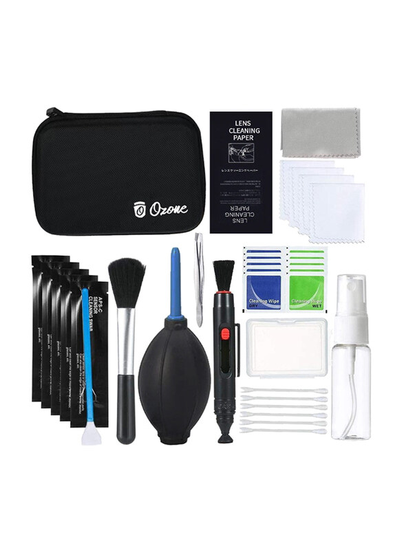 Generic O Ozone 53-in-1 Professional Camera Cleaning Kit for DSLR Cameras, Black
Generic O Ozone 53-in-1 Professional Camera Cleaning Kit for DSLR Cameras, Black