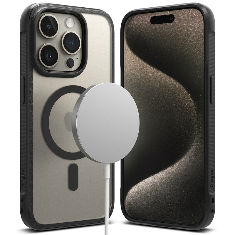 Apple Ringke Fusion Bold Magnetic Compatible with iPhone 15 Pro Max Case Cover Firm Grip Frame Frosted Hard Back Shockproof Bumper Back Cover - Matte Black
Apple Ringke Fusion Bold Magnetic Compatible with iPhone 15 Pro Max Case Cover Firm Grip Frame Frosted Hard Back Shockproof Bumper Back Cover - Matte Black