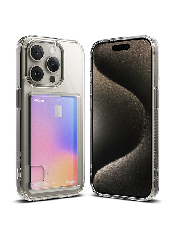 Ringke Fusion Card Compatible with iPhone 15 Pro Case Back Cover Transparent Hard Back Soft Flexible TPU Bumper with Built-in Slim Card Holder Wallet
Ringke Fusion Card Compatible with iPhone 15 Pro Case Back Cover Transparent Hard Back Soft Flexible TPU Bumper with Built-in Slim Card Holder Wallet