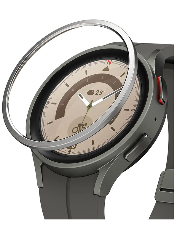 Ringke Bezel Styling Compatible with Samsung Galaxy Watch 5 Pro 45mm Case Adhesive Frame Ring Cover Anti Scratch Stainless Steel Protector Accessory f
Ringke Bezel Styling Compatible with Samsung Galaxy Watch 5 Pro 45mm Case Adhesive Frame Ring Cover Anti Scratch Stainless Steel Protector Accessory f