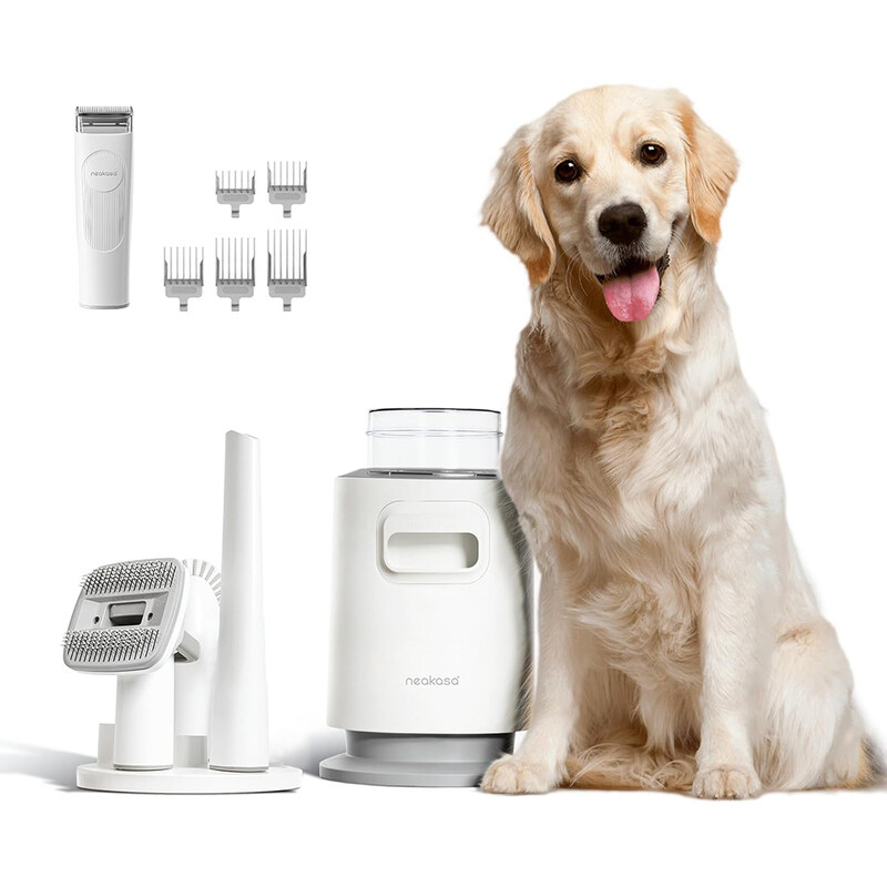 Neakasa P0 Pro Dog Clipper with Vacuum Cleaner,Pet Care Set with 10,000 Pa Suction Power, Quiet Clipper for Dogs, Cats, Hair Remover with 5 Care Tools
Neakasa P0 Pro Dog Clipper with Vacuum Cleaner,Pet Care Set with 10,000 Pa Suction Power, Quiet Clipper for Dogs, Cats, Hair Remover with 5 Care Tools