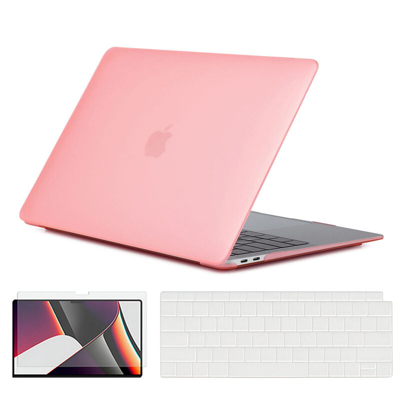 O Ozone - Rubberized Matte Case MacBook Air 13 inch (A1932, A2179, A2337, 2018-2020) with Keyboard Cover & Screen Protector - Pink
O Ozone - Rubberized Matte Case MacBook Air 13 inch (A1932, A2179, A2337, 2018-2020) with Keyboard Cover & Screen Protector - Pink